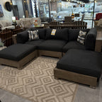 Midnight Cove Outdoor Sofa & Ottoman Set