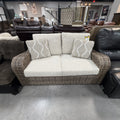 Mosaic Leaf Outdoor Loveseat